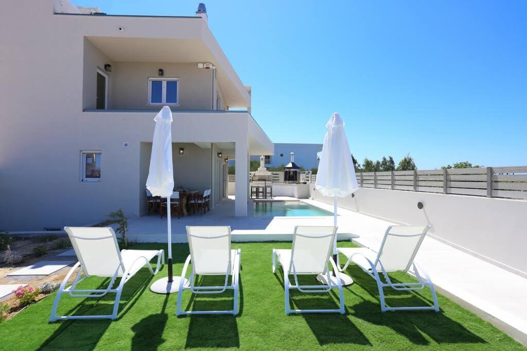 Villa Constantino With Heated Pool Kato Gouves Extérieur photo